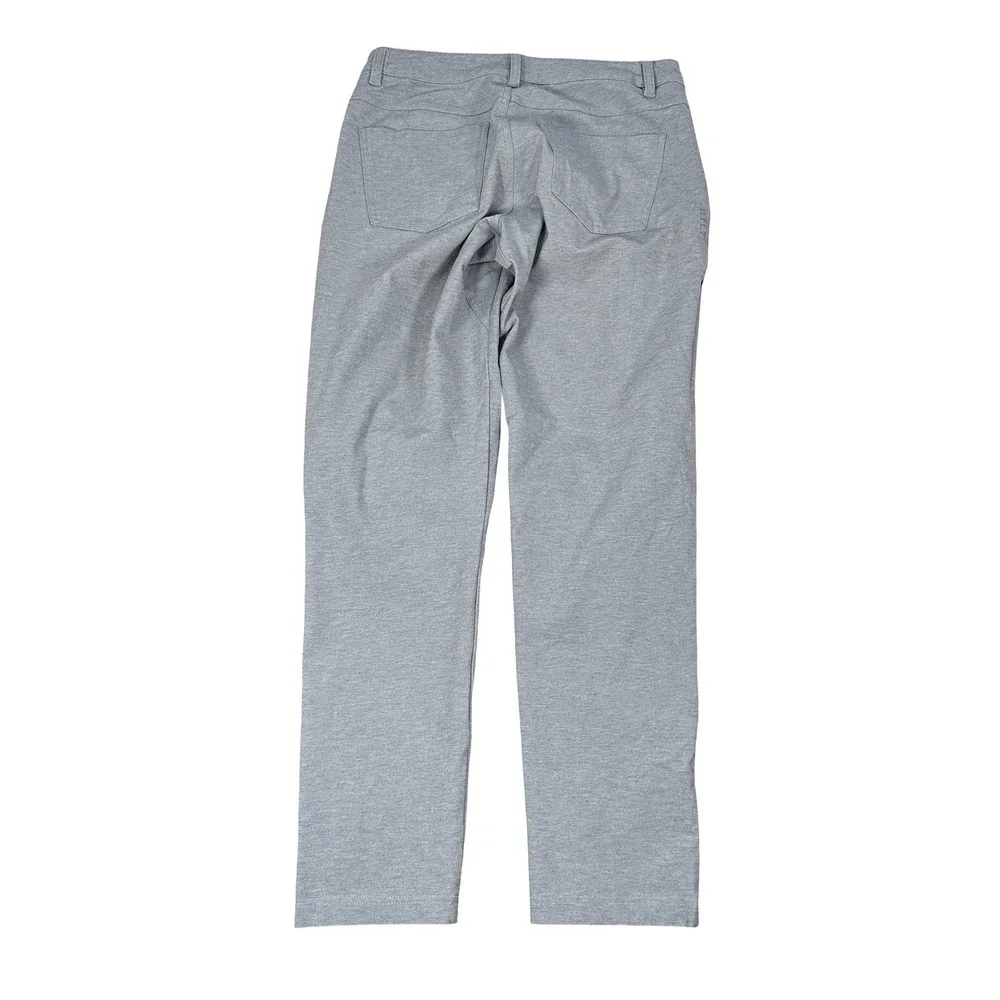 BYLT Premium Basics Everyday Pant 2.0 Slim Fit Gray Mens Size 33 Chino Stretch